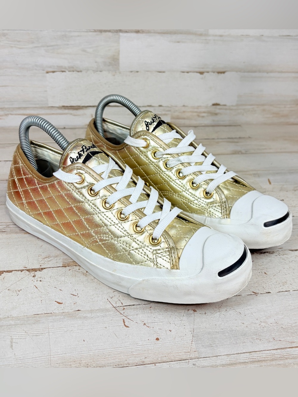 Converse Shoes Women’s Size 7.5 Jack Purcell Gold Comfort Sneaker